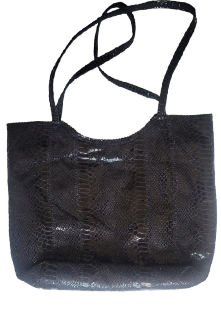New Sandra Roberts Black Women's Squared Tote  Bag